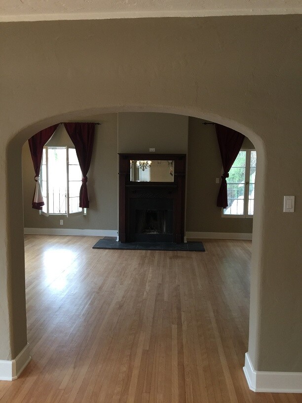 Living room fireplace - 132 Gaviota Ave