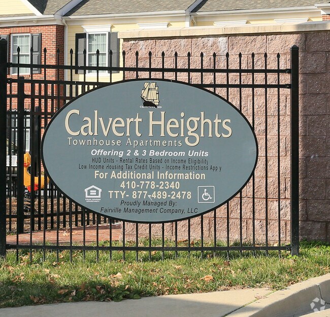 Calvert Heights Townhouse Apartments Rentals Chestertown, MD