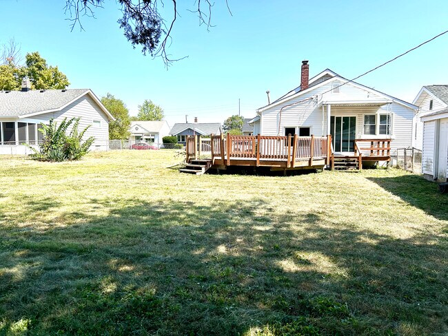 Huge fenced backyard with large deck for entertaining - 66 N 3rd Ave