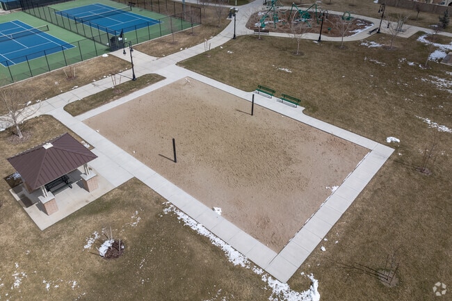 Riverton City Park includes volleyball courts where locals gather for friendly matches.