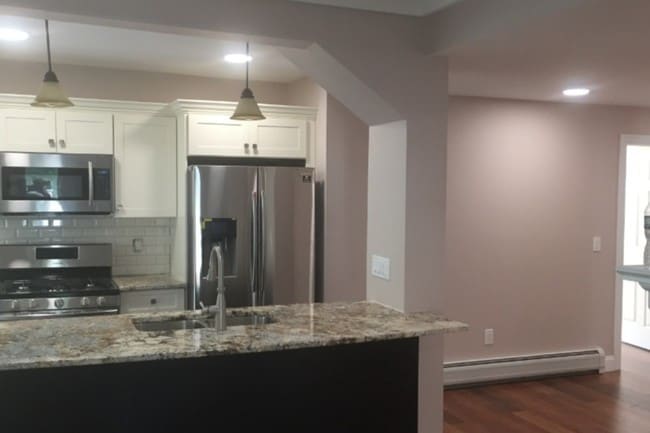 Recessed lighting throughout the apartment - 137 Walnut St