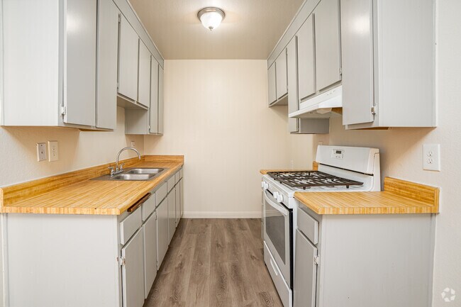 1 habitación, 1 baño - 580 pies cuadrados - Cocina - Tivoli Gardens Apartment