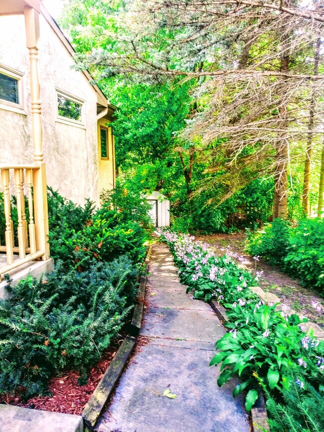 Walk outside the perimeter of your home to get to your backyard. - 445 Lakota Ln