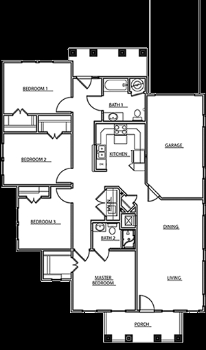 4HAB/2BA - The Village at Walker's Bend