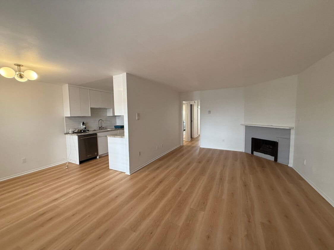 Living Room and kitchen area - 1865 Greenfield Ave