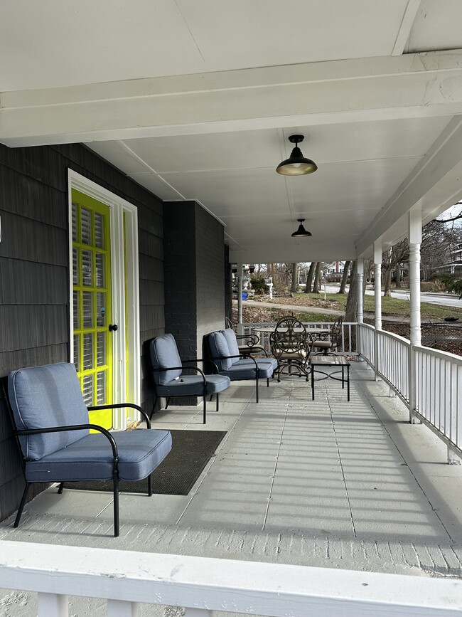 large covered porch - 201 Salt Springs Rd House