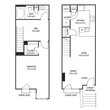 Dual Level 1x1 961 SF