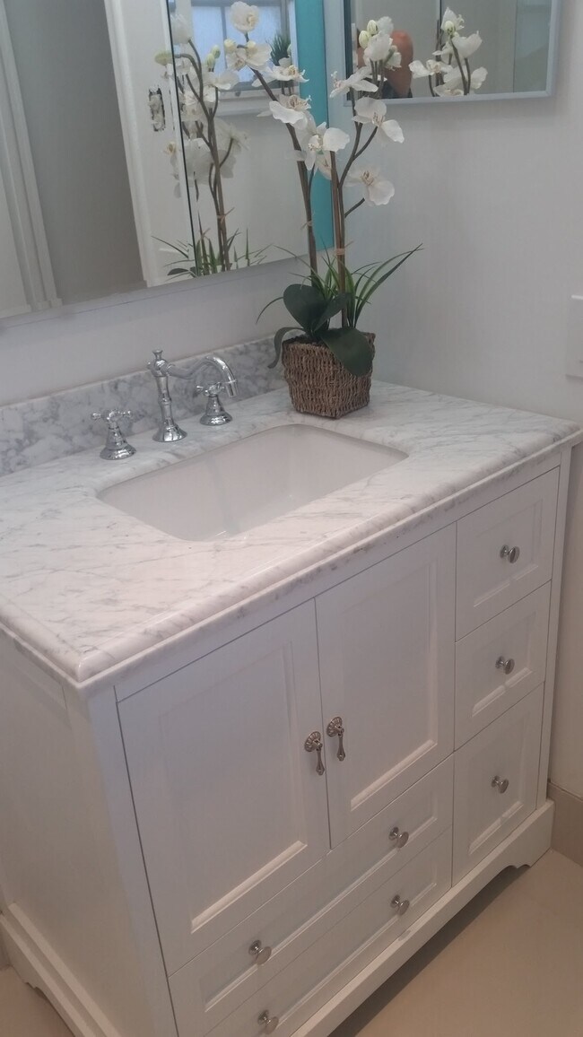 Marble top vanity - 2500 NE 9th St