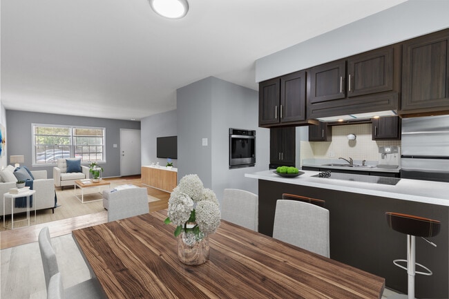 2-bedroom kitchen - Gulf Drive Apartments