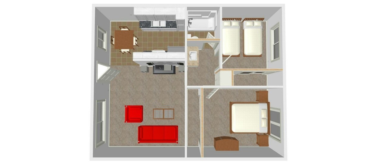 2HAB/1BA - 16220 Cornuta Apartments