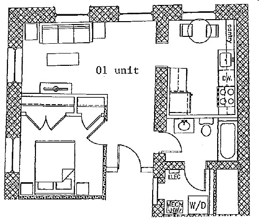 Unit 1 - Courthouse View Apartments