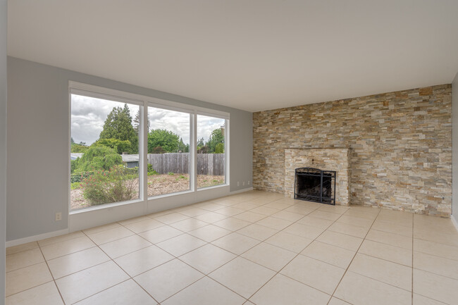 Living Room with working fireplace - 211 Farview Drive