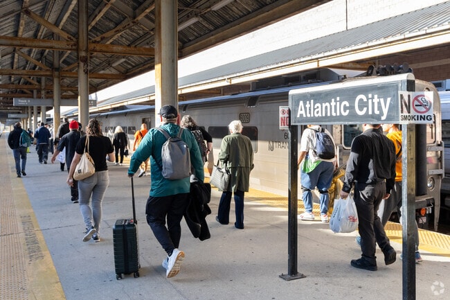 You can take the train from Atlantic City to Philadelphia, Newark, and more.