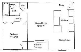 1BR/1BA - Savannah Garden Apartments