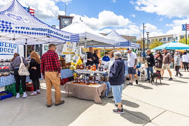 Three farmers' markets operate in or near South Milwaukee on different summer days.