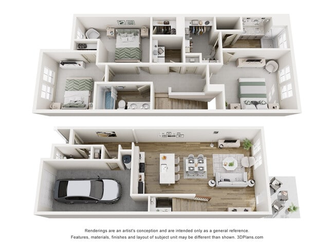 Plano de planta - The Towns at Braselton