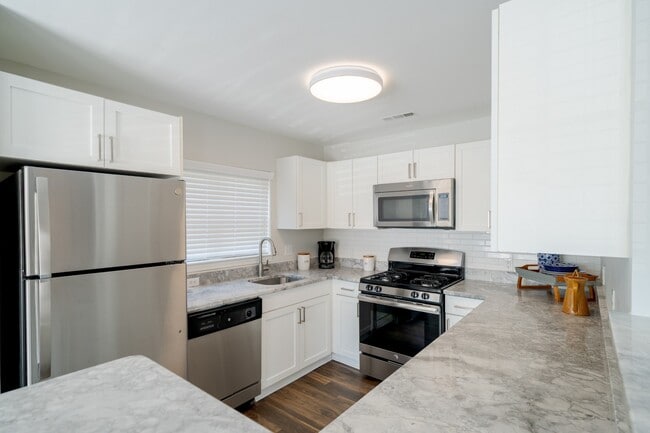 Modern Kitchen at The Residences at Stevens Pond in Saugus, MA 01906 - Residences at Stevens Pond