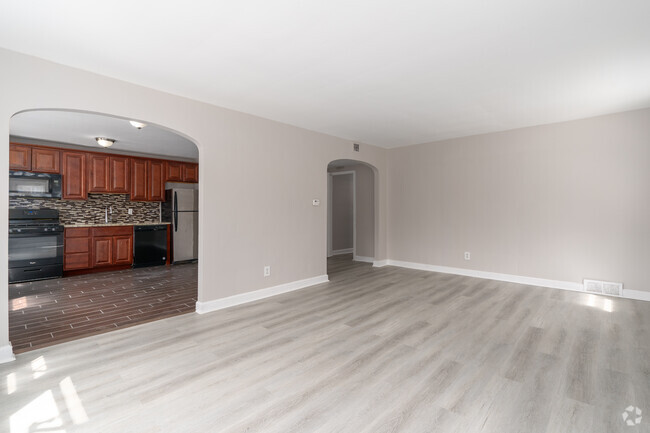 2BR, 1BA - 975SF - Living Room - Wynnefield Terrace