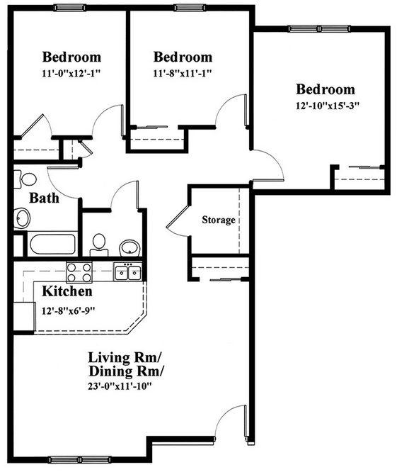 3br/1.5ba - Horizons at Monticello