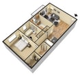 2 Bedroom 1 Bathroom - Concordia Gold