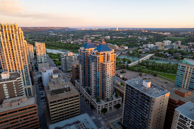 Aerial Photo - Five West Condos