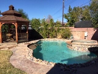Back Yard Pool, Spa & Gazebo - 9666 Lemona Ave
