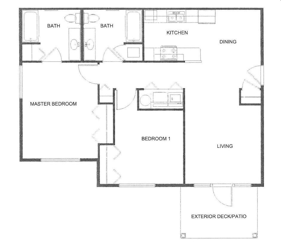 2BR/2BA - Peak Apartments (Income Based)