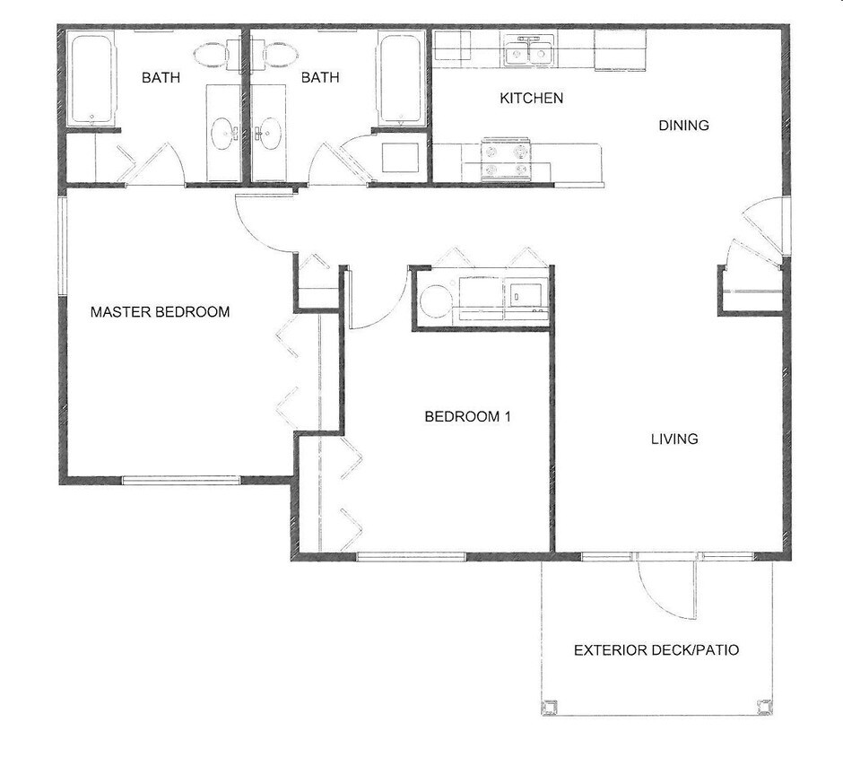 2HAB/2BA - Peak Apartments (Income Based)