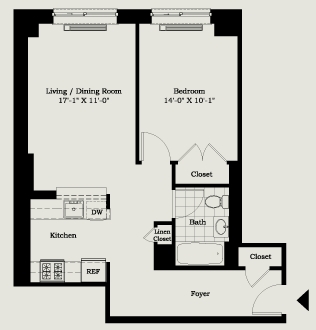 1HAB/1BA - Douglas Park