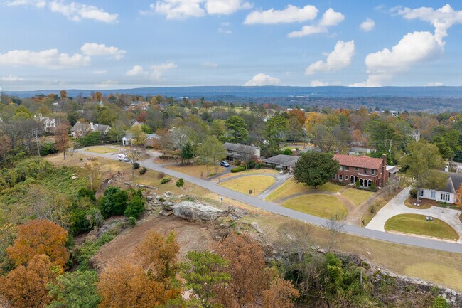 Enjoy the long rows of homes overlooking Birmingham from Vestavia Hills.
