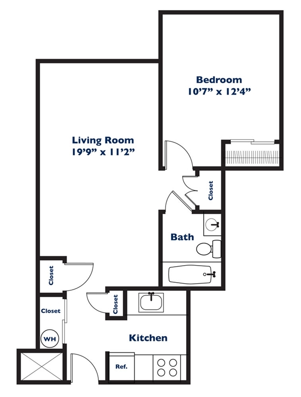 1BR/1BA - Bannock Arms