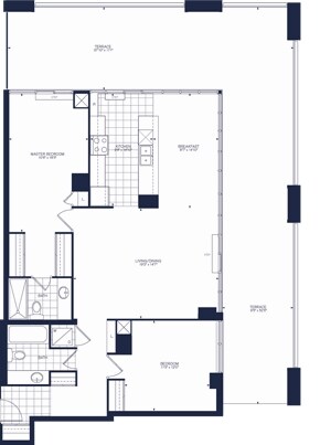 2 chambres/2 salles de bain - The Forest Hill