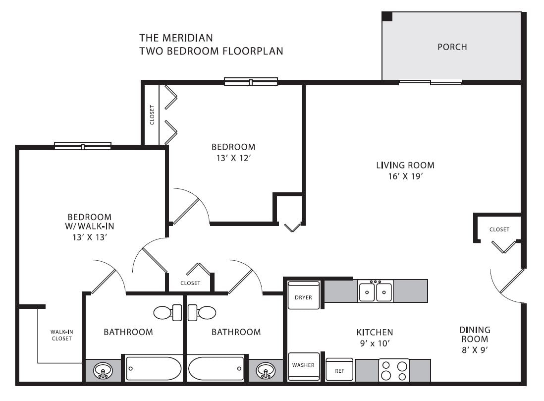 Summit Rise Apartments – 2 BDRM 2 BTH Meridian