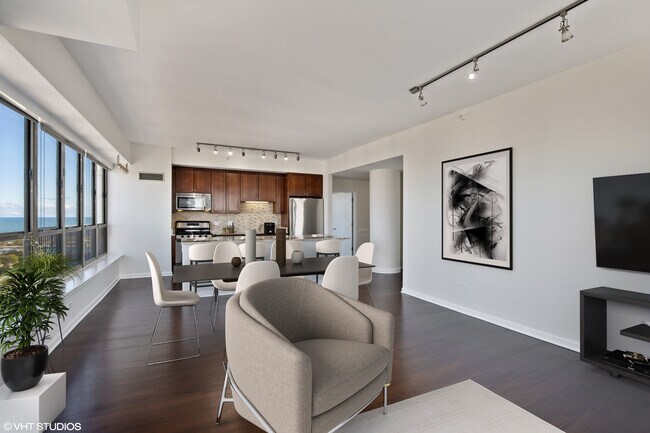 Kitchen from Living Room - 1717 S Prairie Ave