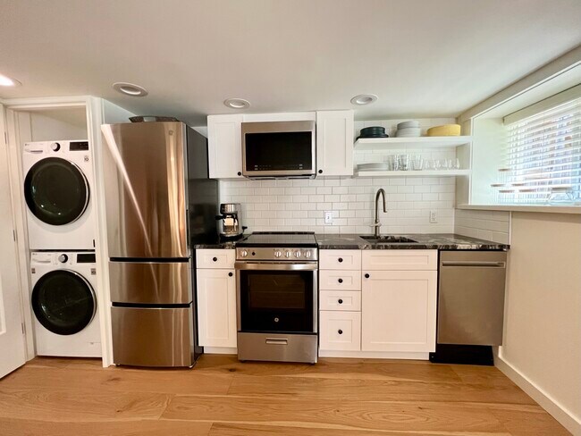 New washer/dryer in kitchen - 7538 Brooklyn Ave NE
