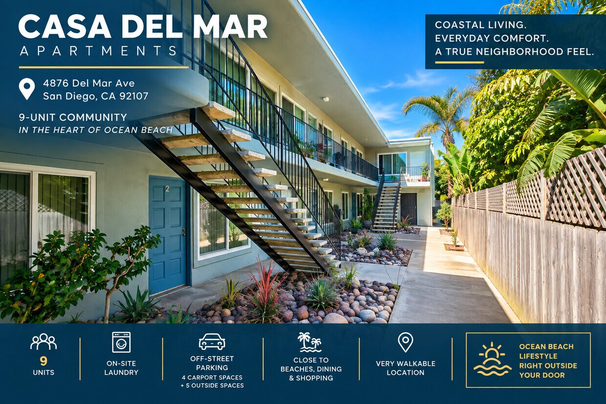 Foto del edificio - 4876 Del Mar Ave