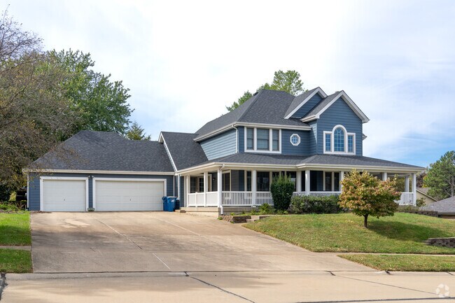 Large traditional homes are popping up in the newer subdivisions of Old Town Saint Charles.