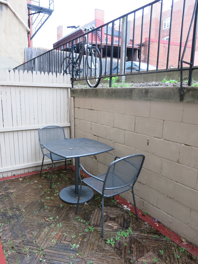Back patio off MBR - 1755 Q St NW