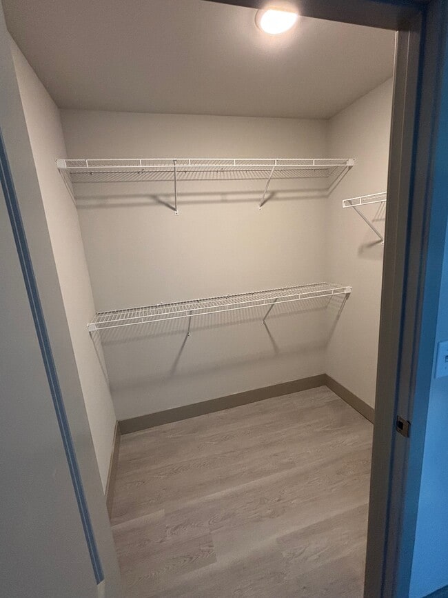 walk in closet (2b/2ba) - Flats at Twenty