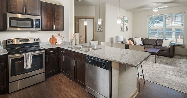 Model-Kitchen-02-13th-and-Olive-Eugene-OR - The Hayward Student Living Apartments