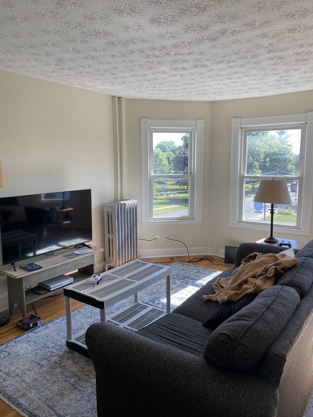 Living room with hardwood floor - 209 Main St