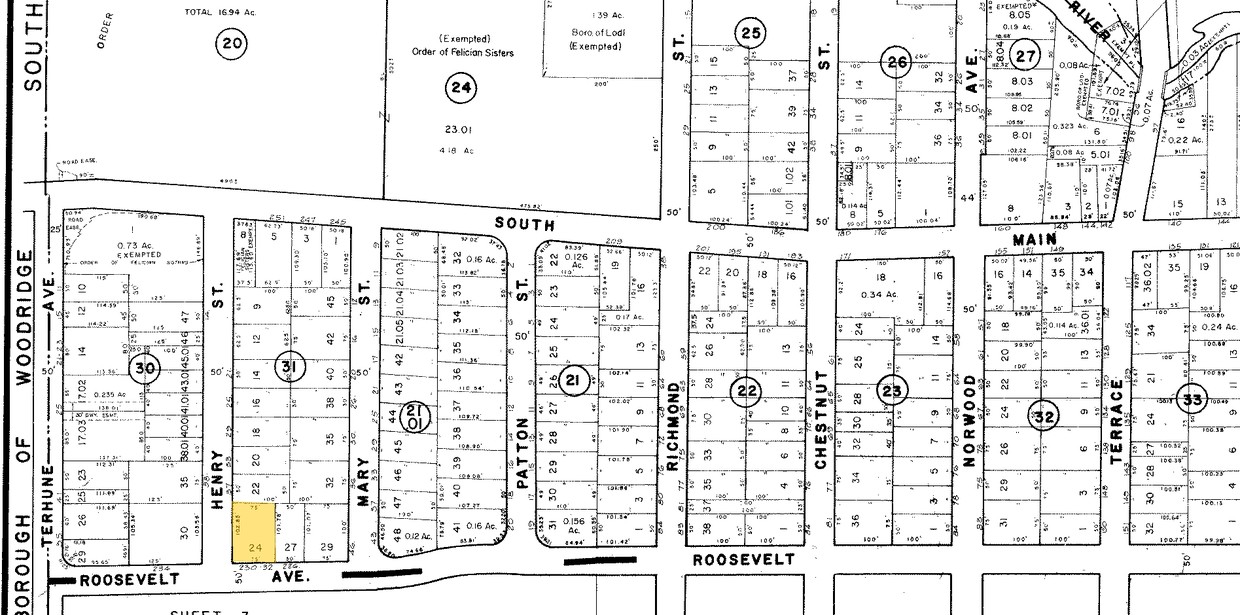 Mapa de la parcela - 230 Roosevelt Ave