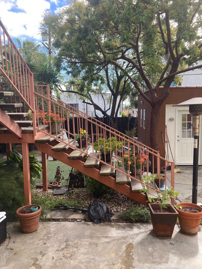 Stairs to Owner unit - 1350 S Ridgeley Dr