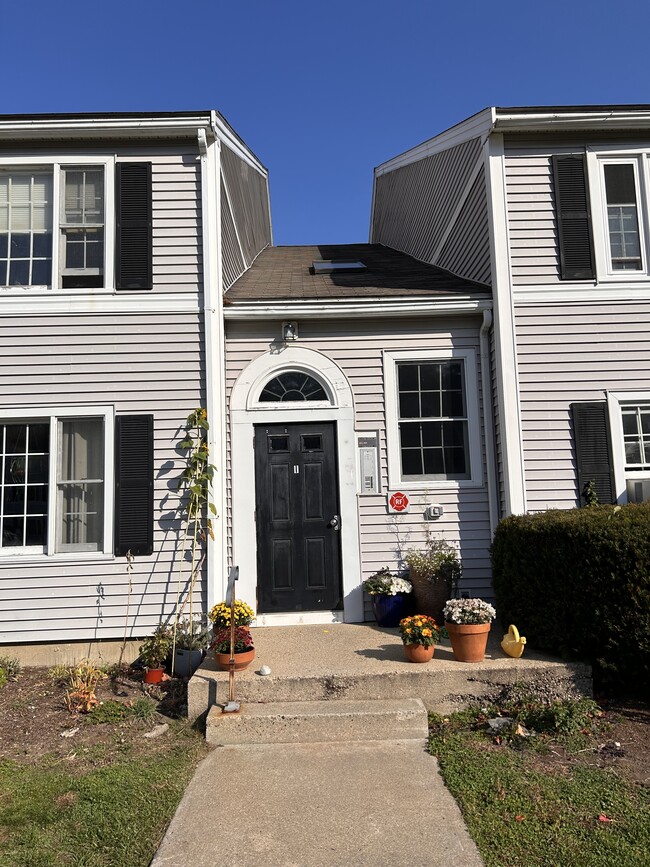 Front Entry decorated for October - 50 Brookside Dr