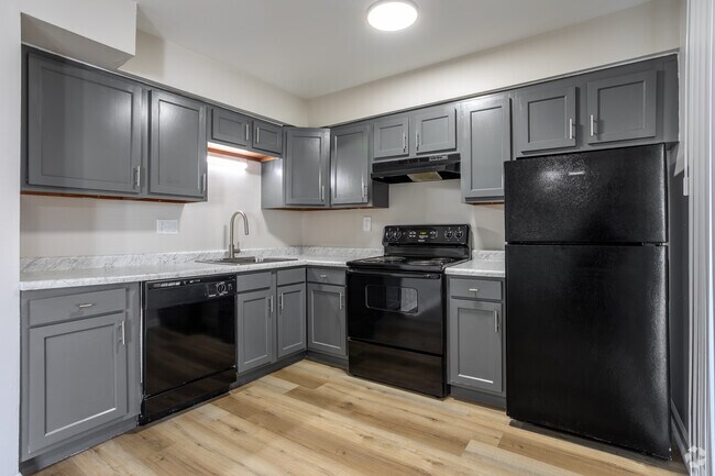 2 habitaciones, 1 baño - 950 pies cuadrados - Elite - Cocina - Commons At Waters Edge