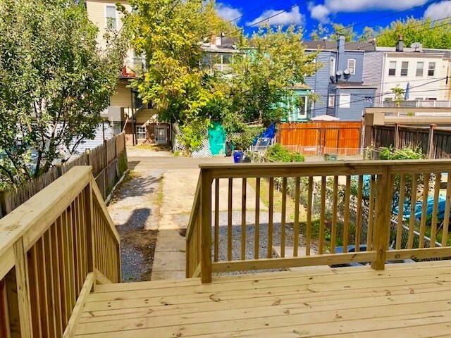 Rear Deck & Parking - 635 Kenyon St NW