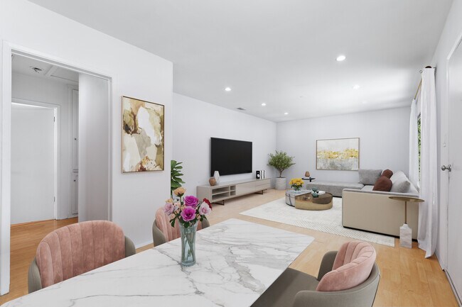 Sala de estar amueblada - 836 N Fuller Ave