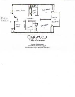 2BR/1BA - Oakwood Village Apartments