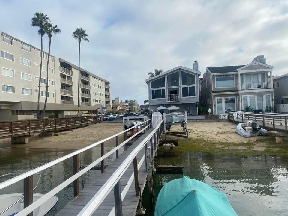 Private Dock shared with all 4 units - 311 E Edgewater Ave