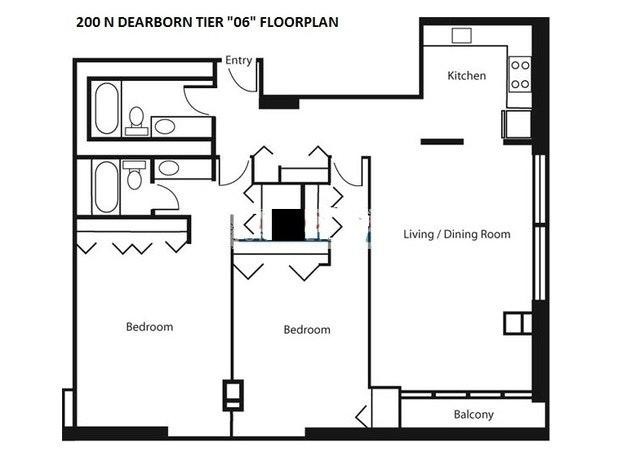 Floor Plan - 200 N Dearborn St